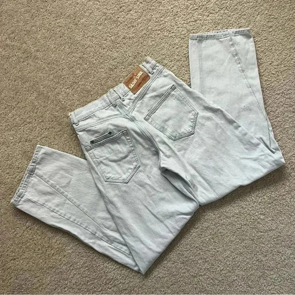 PULL & BEAR By SADIE SINK JEANS Wide Leg Limited Edition Women Size EUR 36 USA 4 - Picture 14 of 16